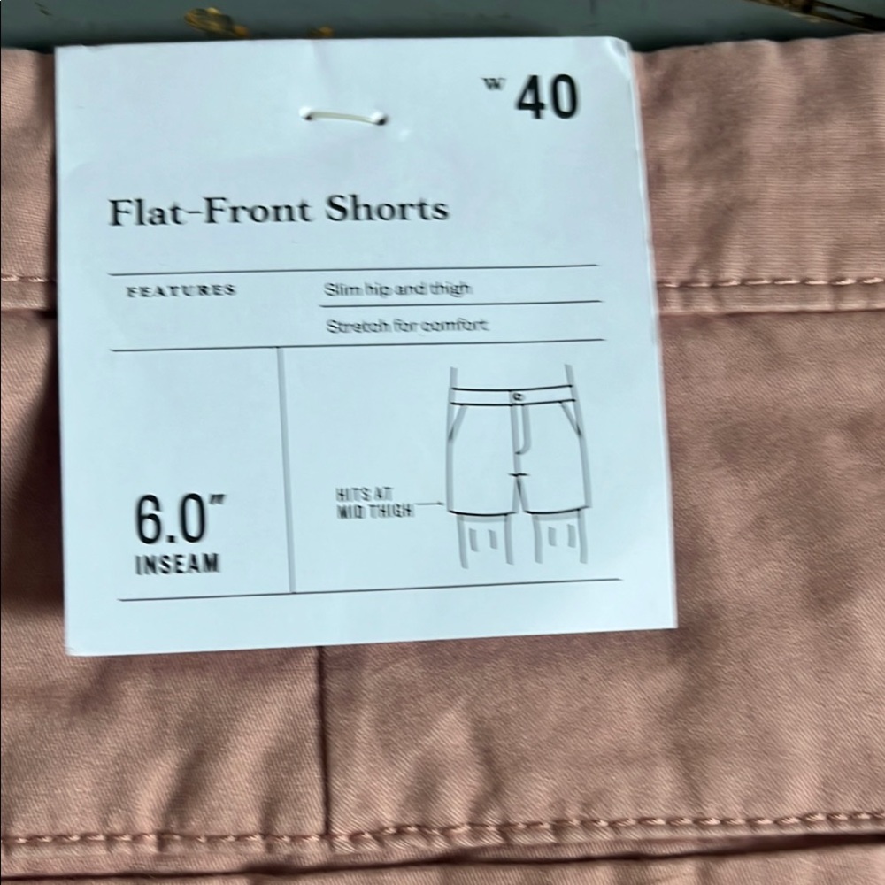 Goodfellow & Co Pink Casual Men's Linden Shorts Size 42 - Picture 3 of 4